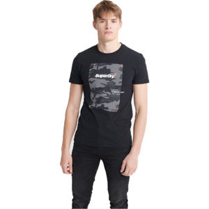 Superdry CHROMATIC TEE čierna S - Pánske tričko