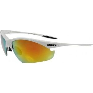 Suretti S14054 Športové slnečné okuliare, biela,čierna, veľkosť