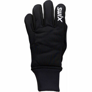 Swix POLLUX JRN Detské rukavice na bežecké lyžovanie, čierna, veľkosť 5