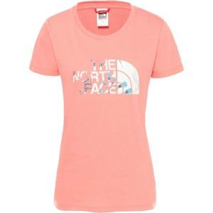 The North Face S/S EASY TEE W svetlo ružová M - Dámske tričko