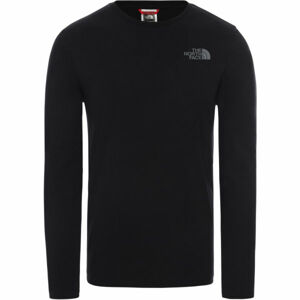 The North Face L/S EASY TEE DEEP M Pánske tričko, čierna, veľkosť 2XL