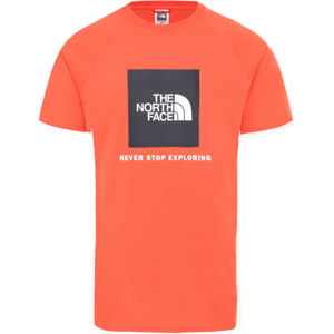 The North Face RAG RED BOX TE  XL - Raglánové pánske tričko