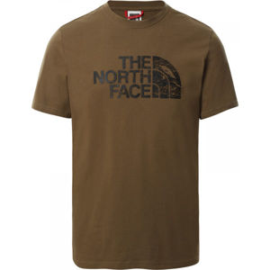 The North Face M S/S WOODCUT DOME TEE Pánske tričko, modrá, veľkosť L