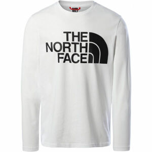 The North Face Pánske tričko s dlhým rukávom Pánske tričko s dlhým rukávom, biela, veľkosť M