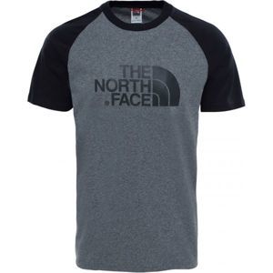 The North Face S/S RAGLAN EASY TEE M tmavo šedá L - Pánske tričko