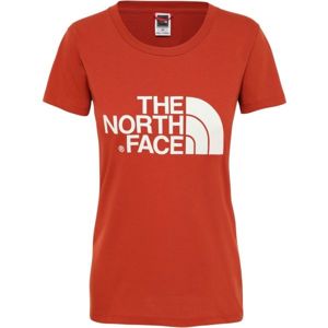 The North Face S/S EASY TEE červená S - Dámske tričko