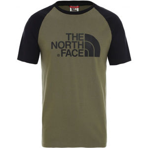 The North Face RAGLAN EASY TEE tmavo zelená S - Pánské raglánové tričko
