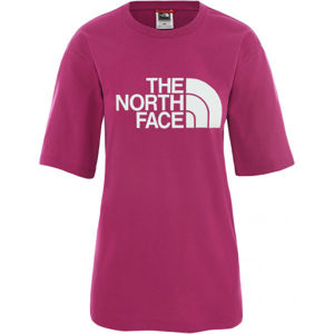 The North Face BOYFRIEND EASY vínová S - Dámske tričko