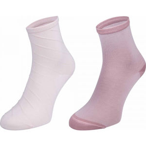 Tommy Hilfiger WOMEN SHORT SOCK 2P OPEN BIAS svetlo ružová 39-41 - Dámske ponožky