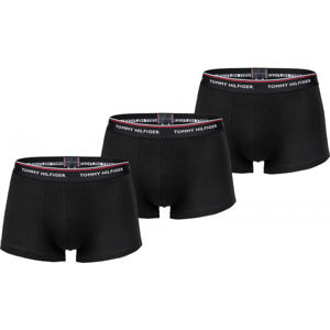 Tommy Hilfiger 3P LR TRUNK Pánske boxerky, čierna, veľkosť S