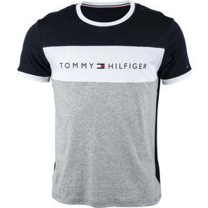 Tommy Hilfiger CN SS TEE LOGO FLAG  S - Pánske tričko