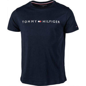 Tommy Hilfiger CN SS TEE LOGO šedá XL - Pánske tričko