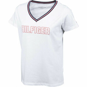 Tommy Hilfiger CN TEE SS Dámske tričko, biela, veľkosť M
