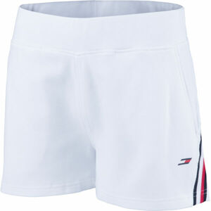 Tommy Hilfiger DOUBLE PIQUE REGULAR SHORT Dámske športové šortky, biela, veľkosť L