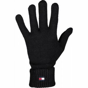 Tommy Hilfiger ESSENTIAL KNIT GLOVES Dámske rukavice, čierna, veľkosť OS