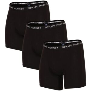 Tommy Hilfiger RECYCLED ESSENTIALS-3P BOXER BRIEF Pánske boxerky, čierna, veľkosť S