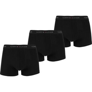 Tommy Hilfiger SIGNATURE CTN ESS-3P WB TRUNK Pánske boxerky, čierna, veľkosť XL