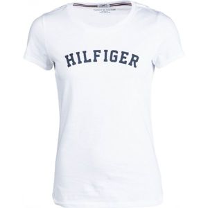 Tommy Hilfiger SS TEE PRINT biela S - Dámske tričko