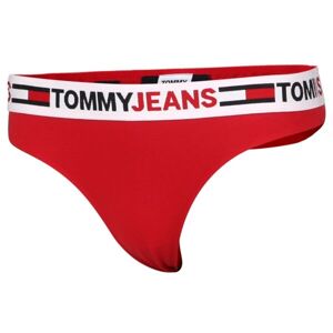 Tommy Hilfiger TOMMY JEANS ID-THONG Dámske tangá, červená, veľkosť S