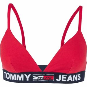 Tommy Hilfiger TRIANGLE BRALETTE UN Dámska podprsenka, červená, veľkosť XS