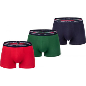 Tommy Hilfiger TRUNK 3 PACK PREMIUM ESSENTIALS Pánske boxerky, červená, veľkosť M