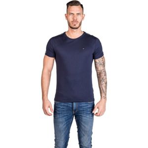 Tommy Hilfiger RN TEE SS Pánske tričko, tmavo modrá, veľkosť XL