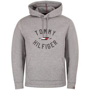 Tommy Hilfiger VARSITY GRAPHIC HOODY Pánska mikina, sivá, veľkosť S