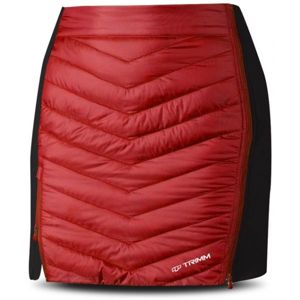 TRIMM RONDA Dámska zateplená sukňa, červená, veľkosť XXL