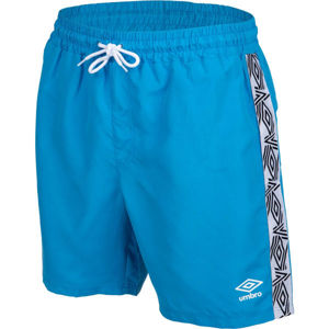 Umbro TAPED SWIM SHORT Pánske plavecké šortky, modrá, veľkosť M