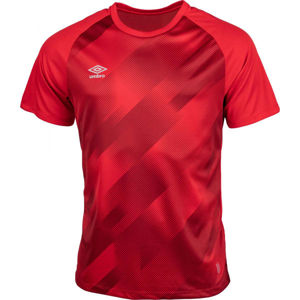 Umbro TRAINING GRAPHIC TEE červená S - Pánske športové tričko