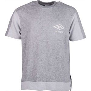Umbro SS SWEAT SHIRT šedá XL - Pánske tričko