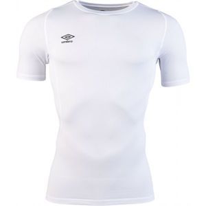Umbro CORE SS CREW BASELAYER Pánske športové tričko, biela, veľkosť S