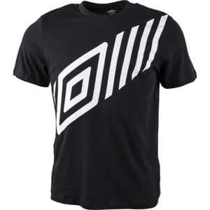 Umbro FW GRAPHIC TEE 1 Pánske tričko, čierna,biela, veľkosť