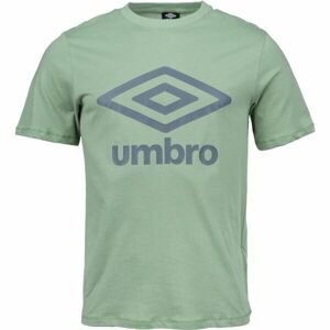 Umbro FW LARGE LOGO TEE Pánske tričko, zelená, veľkosť XL