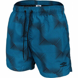 Umbro PRINTED SWIM SHORT Pánske plavecké šortky, modrá, veľkosť XL