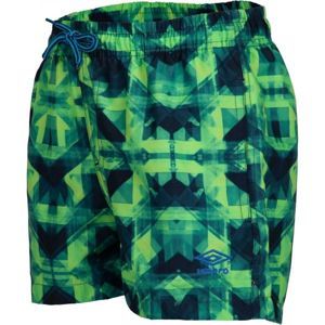 Umbro ZAZO Chlapčenské kúpacie šortky, zelená, veľkosť 140-146