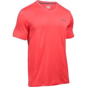 Under Armour TECH V-NECK červená XL - Pánske tričko