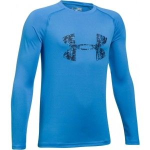 Under Armour BIG LOGO LS TEE modrá XL - Chlapčenské tričko