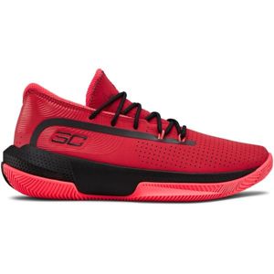 Under Armour GS SC 3ZER0 III červená 5.5 - Detská basketbalová obuv