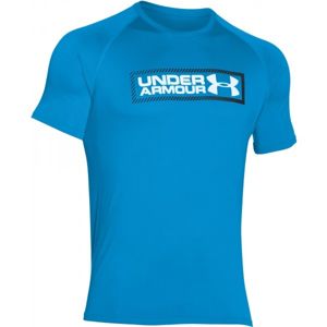 Under Armour DOUGLE UP SS T modrá XL - Pánske funkčné tričko