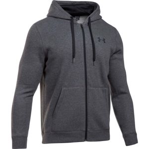 Under Armour RIVAL FITTED FULL ZIP sivá L - Pánska mikina