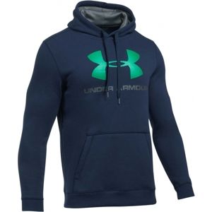 Under Armour RIVAL FITTED GRAPHIC HOODIE - Pánska mikina