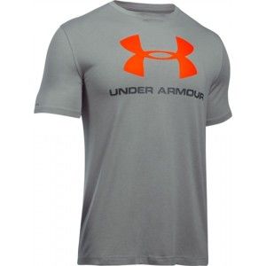 Under Armour SPORTSTYLE LOGO TEE oranžová XXL - Pánske tričko voľného strihu