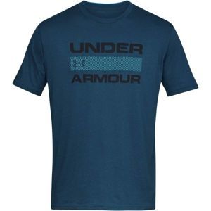 Under Armour TEAM ISSUE WORDMARK SS modrá XXL - Pánske tričko