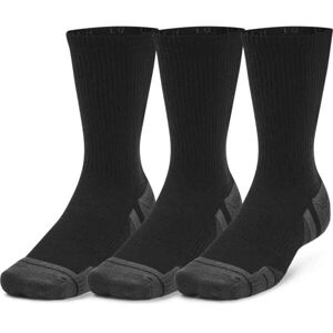 Under Armour PERFORMANCE TECH 3PK CREW Unisex ponožky, čierna, veľkosť