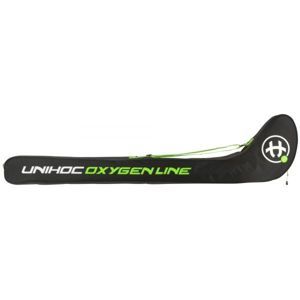 Unihoc OXYGEN LINE Vak na florbalové hokejky, čierna,zelená,biela, veľkosť