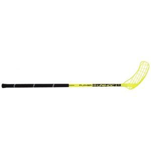 Unihoc PLAYER 31 Florbalová hokejka, reflexný neón,čierna, veľkosť