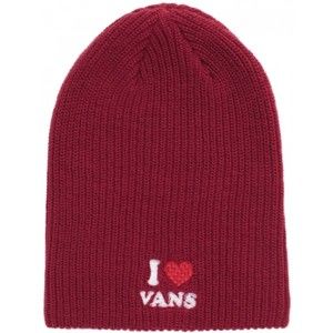 Vans I HEART VANS BEANIE červená UNI - Dámska zimná čiapka