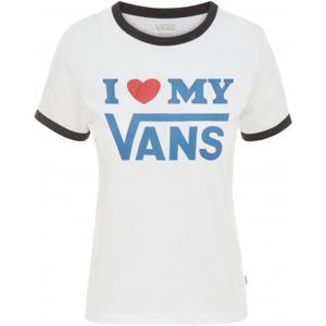Vans WM VANS LOVE RINGER biela M - Dámske tričko