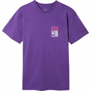 Vans MN NEW STAX SS fialová XS - Pánske tričko